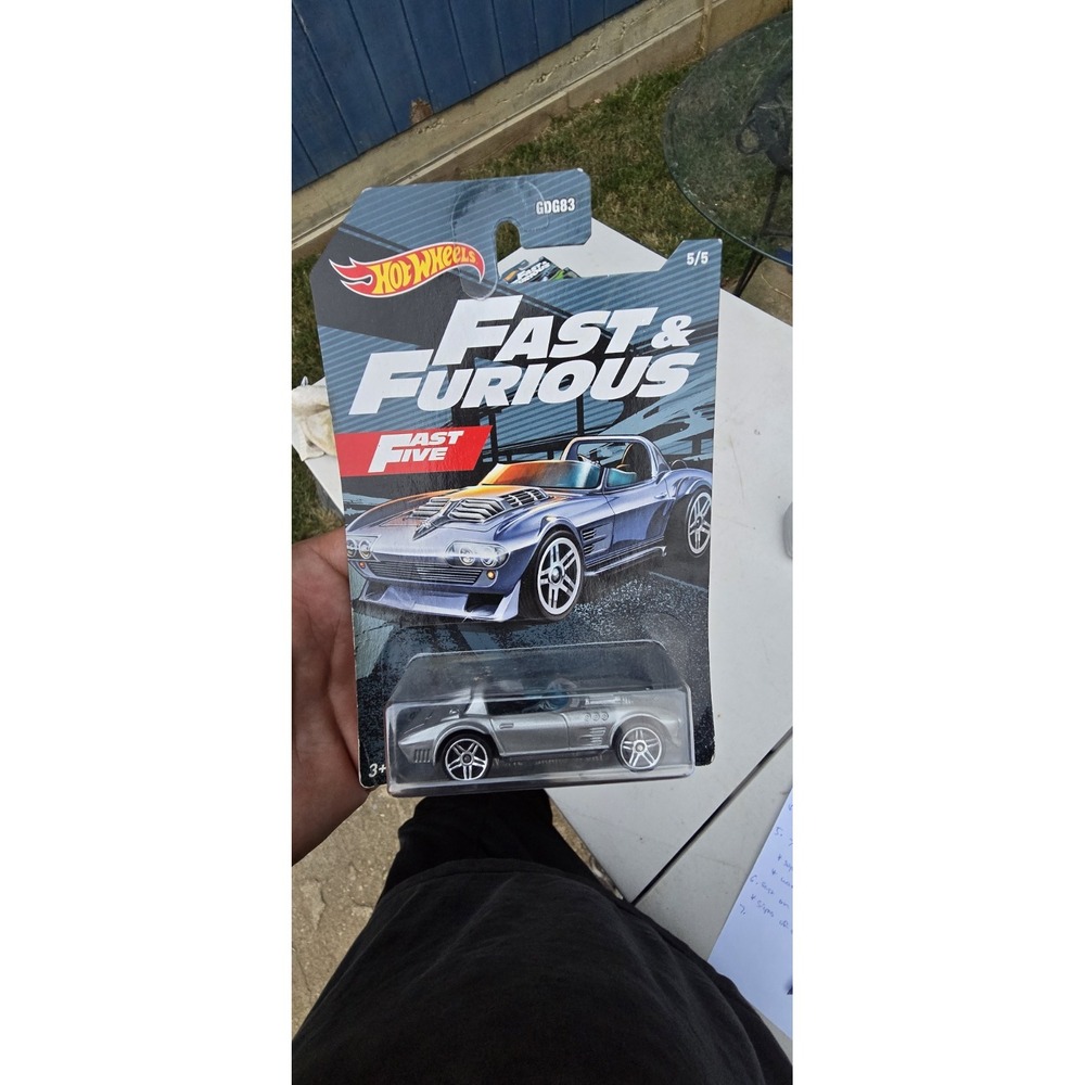 Hot Wheels 2019 HW FAST AND FURIOUS FAST FIVE CORVETTE GRAND SPORT GRAY 5/5